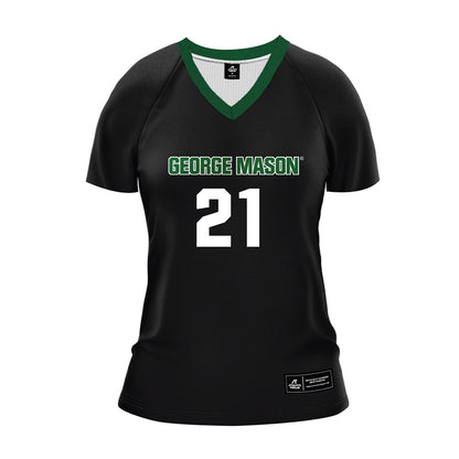 GMU - NCAA Women's Volleyball : Taylor Terry - Black Volleyball Jersey-0