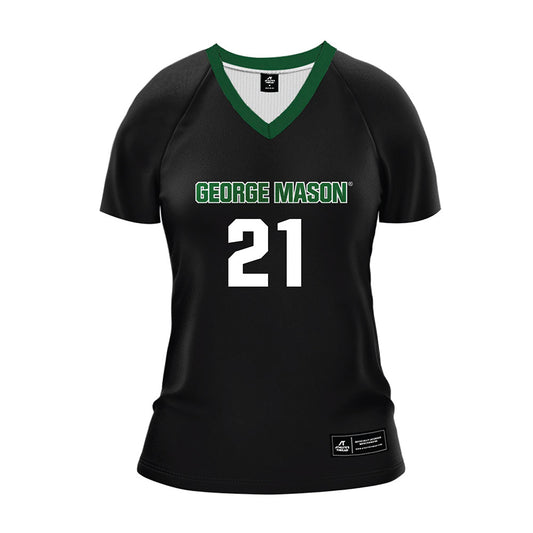 GMU - NCAA Women's Volleyball : Taylor Terry - Black Volleyball Jersey-0