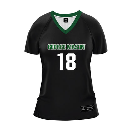 GMU - NCAA Women's Volleyball : Autumn Martinez-Robinson - Black Volleyball Jersey-0