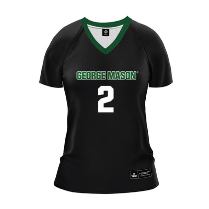 GMU - NCAA Women's Volleyball : Haley Graetz - Black Volleyball Jersey-0