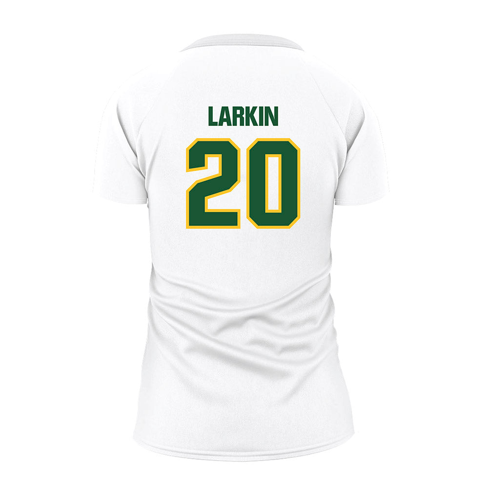 GMU - NCAA Women's Volleyball : Camille Larkin - White Volleyball Jersey-1