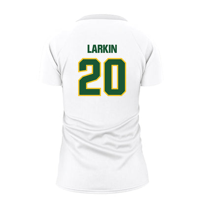 GMU - NCAA Women's Volleyball : Camille Larkin - White Volleyball Jersey-1