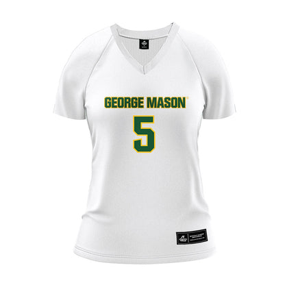 GMU - NCAA Women's Volleyball : Kiera Hamilton - White Volleyball Jersey-0