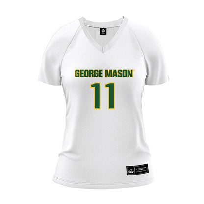 GMU - NCAA Women's Volleyball : Nia Thompson - White Volleyball Jersey-0