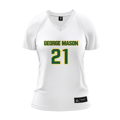 GMU - NCAA Women's Volleyball : Taylor Terry - White Volleyball Jersey-0