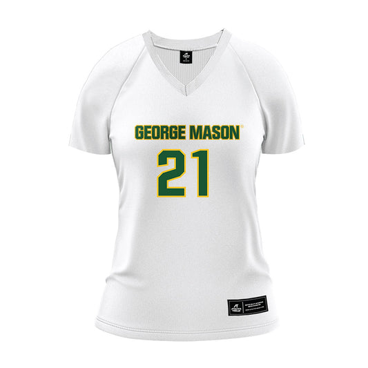 GMU - NCAA Women's Volleyball : Taylor Terry - White Volleyball Jersey-0