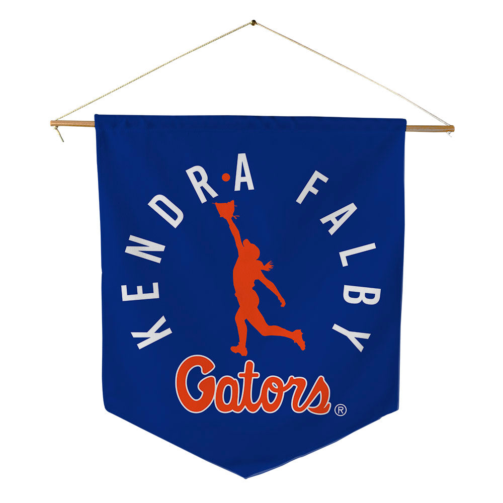 Florida - NCAA Softball : Kendra Falby - Pennant - 18" x 21"-0
