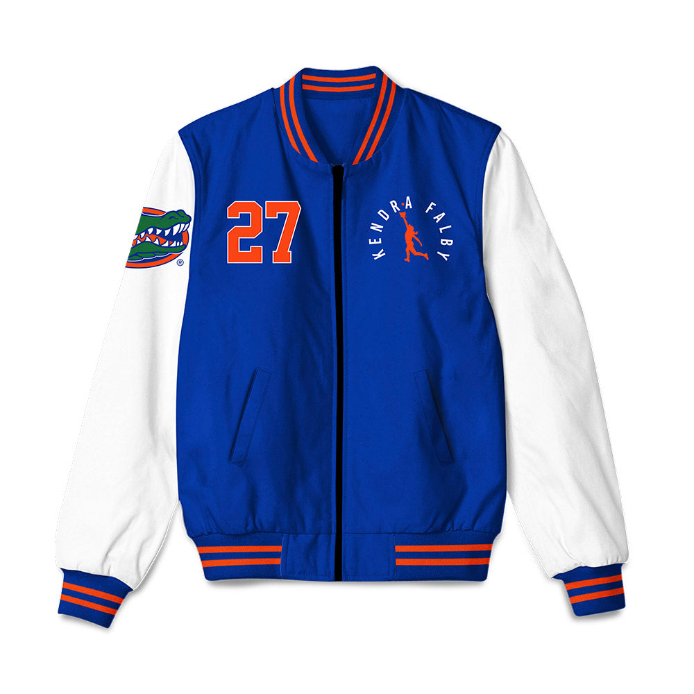 Florida - NCAA Softball : Kendra Falby - Bomber Jacket-0