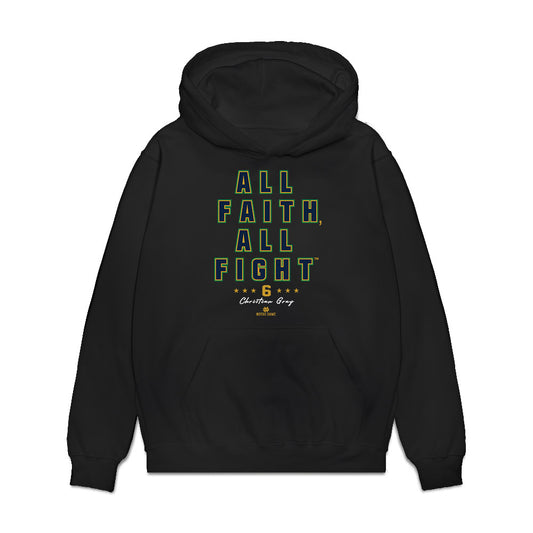 Notre Dame - NCAA Football : Christian Gray - All Faith, All Fight™ Premium Hooded Sweatshirt-0
