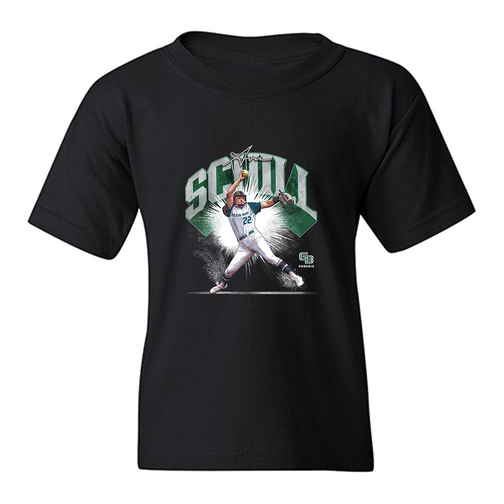 UW Green Bay - NCAA Softball : Ava Schill - Collage Youth T-Shirt-0
