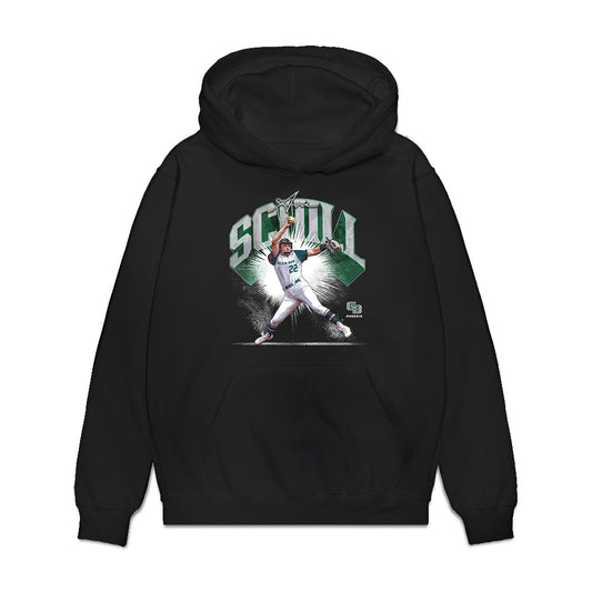 UW Green Bay - NCAA Softball : Ava Schill - Collage Premium Hooded Sweatshirt-0