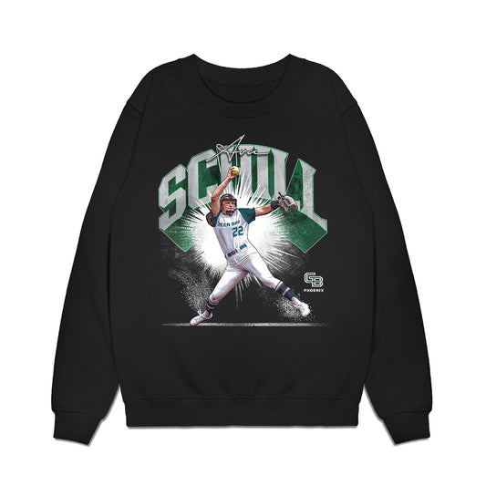 UW Green Bay - NCAA Softball : Ava Schill - Collage Premium Crewneck Sweatshirt-0
