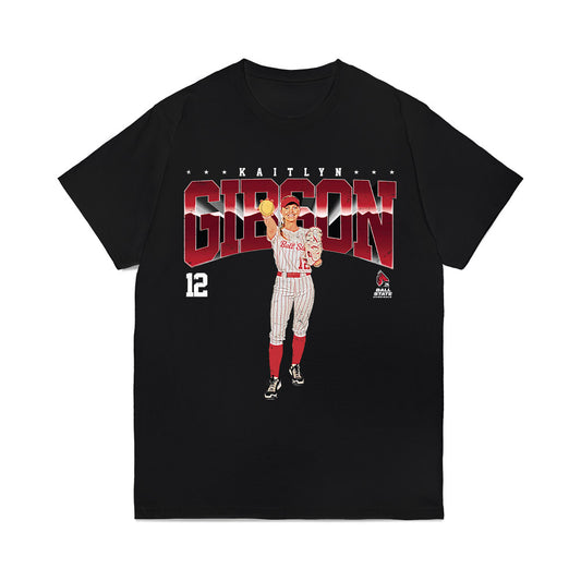 Ball State - NCAA Softball : Kaitlyn Gibson - Comfort Colors T-Shirt-0