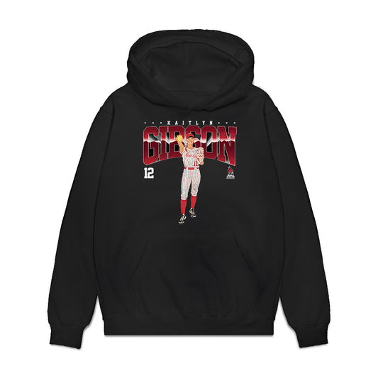 Ball State - NCAA Softball : Kaitlyn Gibson - Premium Hooded Sweatshirt-0