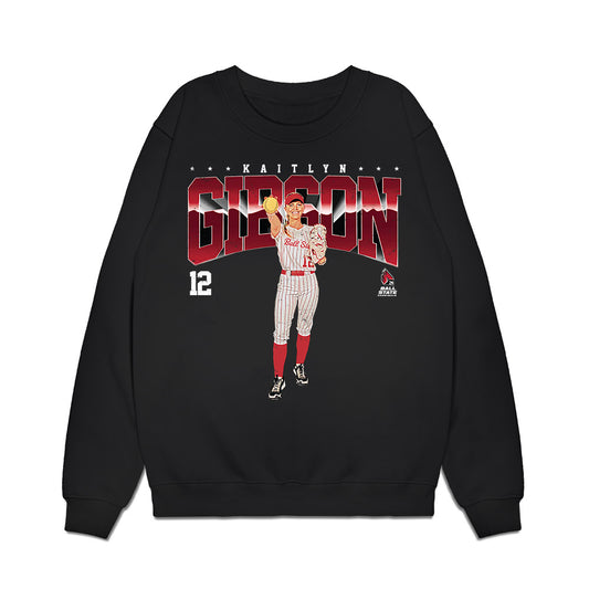 Ball State - NCAA Softball : Kaitlyn Gibson - Premium Crewneck Sweatshirt-0
