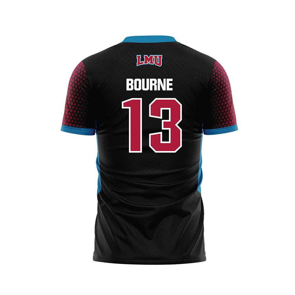 LMU - NCAA Women's Soccer : Cameron Bourne - Black Soccer Jersey-1