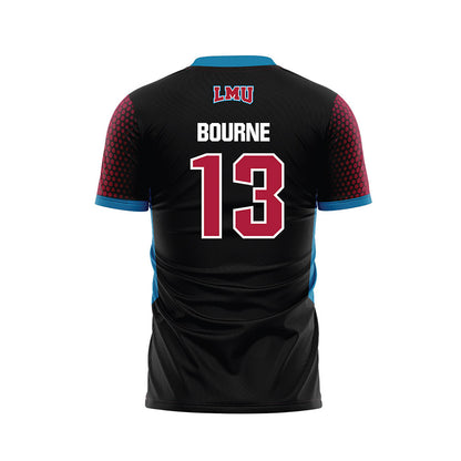 LMU - NCAA Women's Soccer : Cameron Bourne - Black Soccer Jersey-1