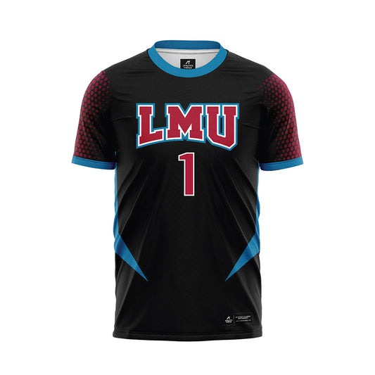 LMU - NCAA Women's Soccer : Jacqueline Hoover - Black Soccer Jersey-0