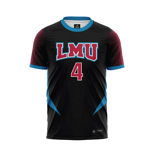 LMU - NCAA Women's Soccer : Kylie Dobbs - Black Soccer Jersey-0