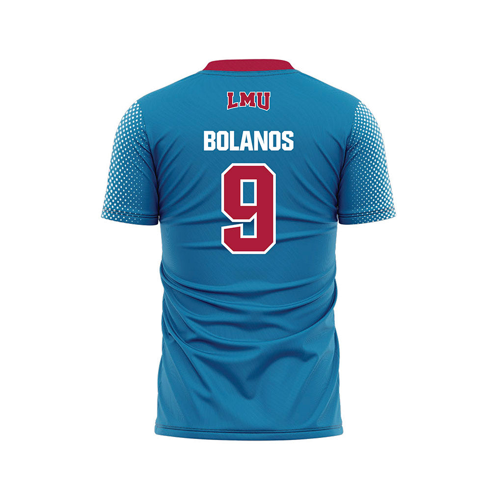 LMU - NCAA Women's Soccer : Elise Bolanos - Blue Soccer Jersey-1