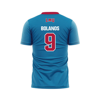 LMU - NCAA Women's Soccer : Elise Bolanos - Blue Soccer Jersey-1