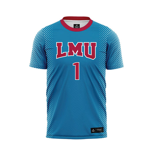 LMU - NCAA Women's Soccer : Jacqueline Hoover - Blue Soccer Jersey-0