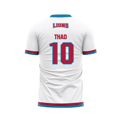 LMU - NCAA Women's Soccer : Grace Thao - White Soccer Jersey-1