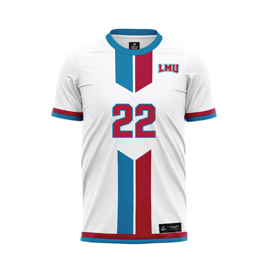 LMU - NCAA Women's Soccer : Caitlyn McCulloch - White Soccer Jersey-0