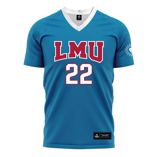 LMU - NCAA Men's Soccer : Ky Mani Dade - Blue Soccer Jersey-0