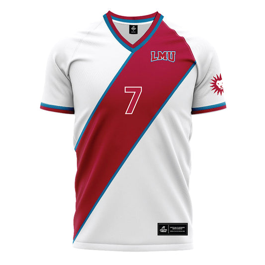 LMU - NCAA Men's Soccer : Elie Bokota - White Soccer Jersey-0