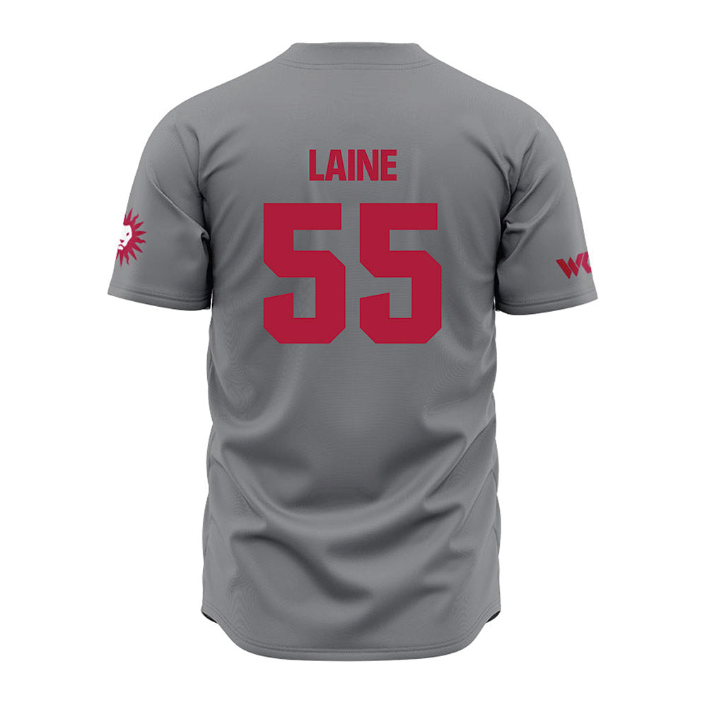 LMU - NCAA Baseball : Avery Laine - Grey Jersey-1