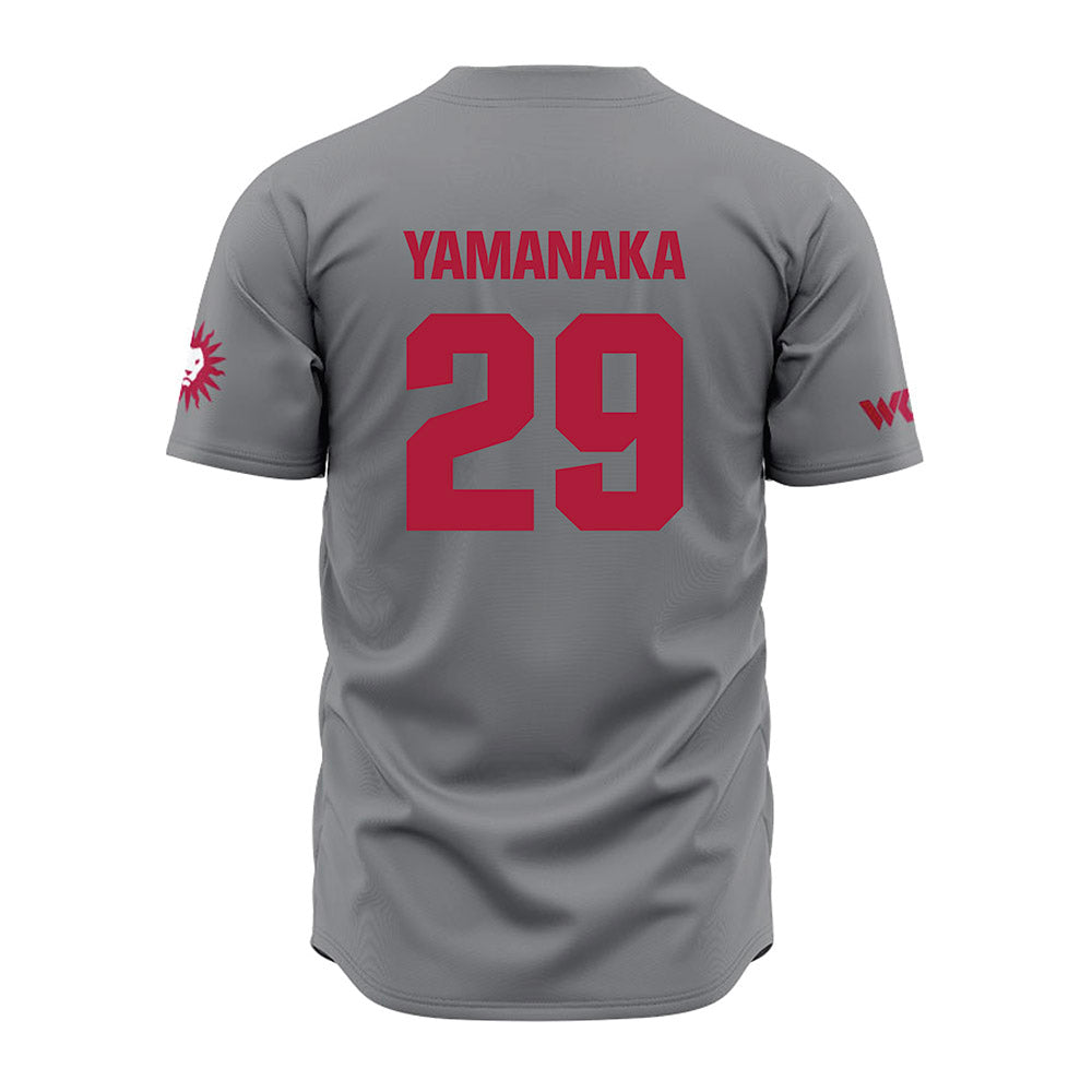 LMU - NCAA Baseball : Eli Yamanaka - Grey Jersey-1