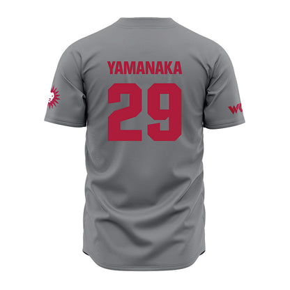 LMU - NCAA Baseball : Eli Yamanaka - Grey Jersey-1