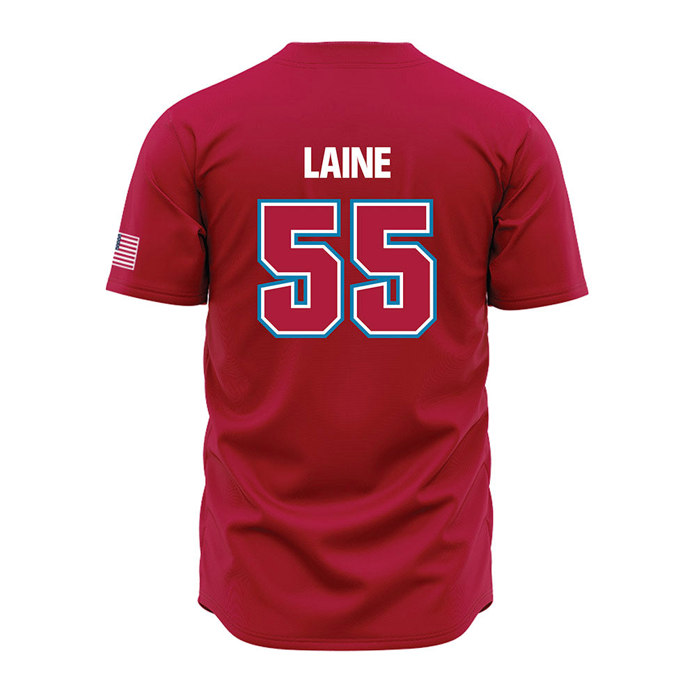 LMU - NCAA Baseball : Avery Laine - Red Jersey-1
