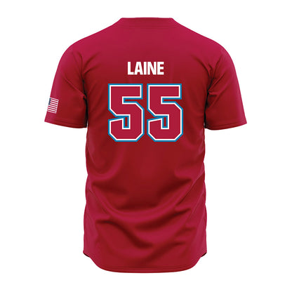 LMU - NCAA Baseball : Avery Laine - Red Jersey-1