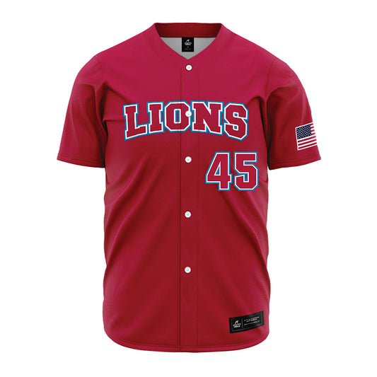 LMU - NCAA Baseball : Cole Stucky - Red Jersey-0
