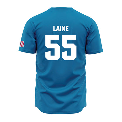 LMU - NCAA Baseball : Avery Laine - Blue Jersey-1