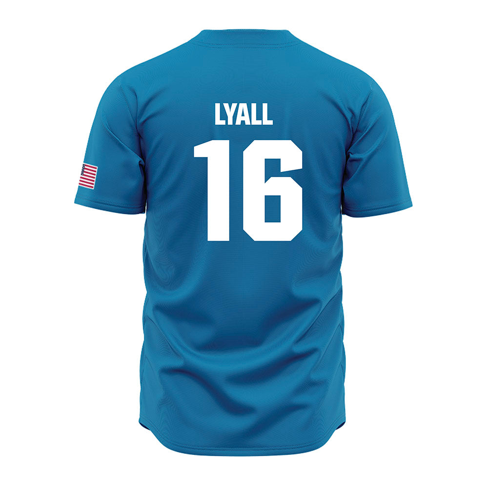 LMU - NCAA Baseball : Jake Lyall - Blue Jersey-1
