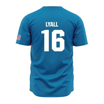 LMU - NCAA Baseball : Jake Lyall - Blue Jersey-1