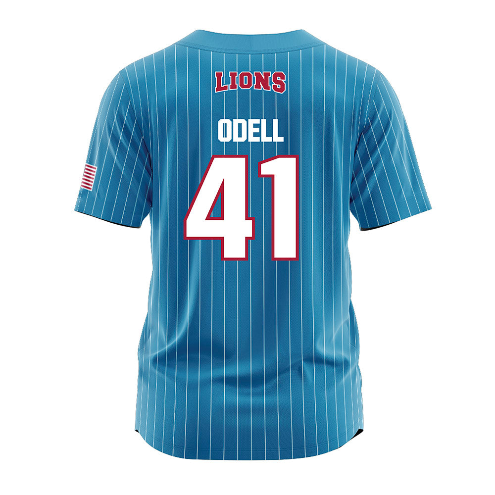 LMU - NCAA Softball : Lindsay ODell - Blue Jersey-1