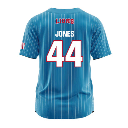 LMU - NCAA Softball : Cristina Jones - Blue Jersey-1