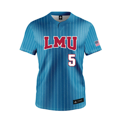 LMU - NCAA Softball : Taelor Walker - Blue Jersey-0