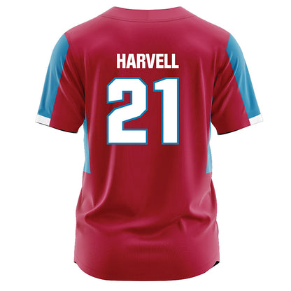 LMU - NCAA Softball : Sakora Harvell - Red Jersey-1