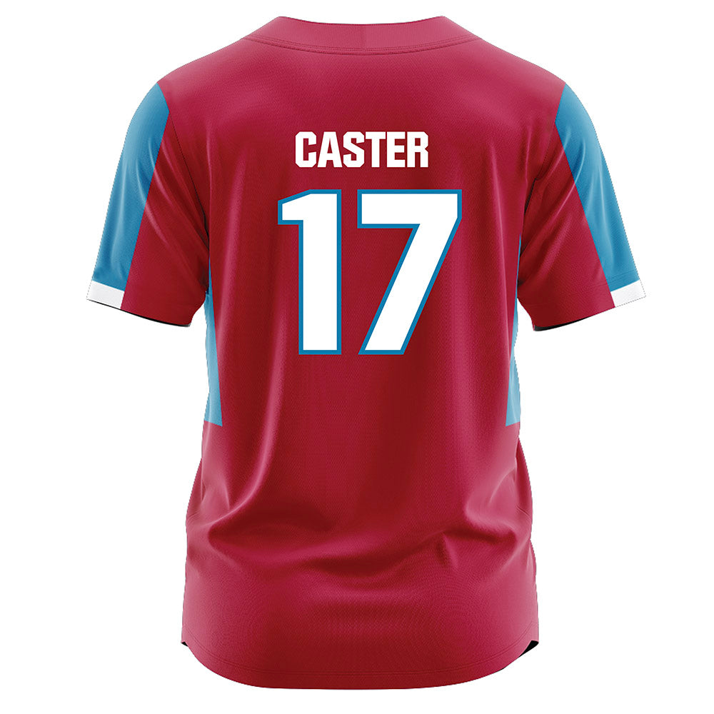 LMU - NCAA Softball : Kealani Caster - Red Jersey-1