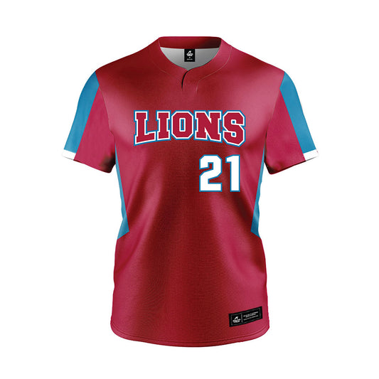 LMU - NCAA Softball : Sakora Harvell - Red Jersey-0