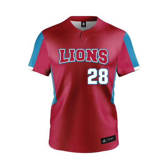 LMU - NCAA Softball : Jessie Gilbert - Red Jersey-0