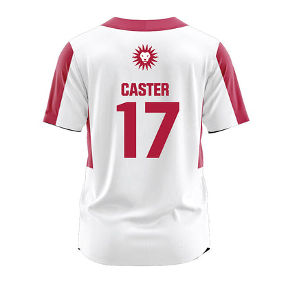 LMU - NCAA Softball : Kealani Caster - White Jersey-1