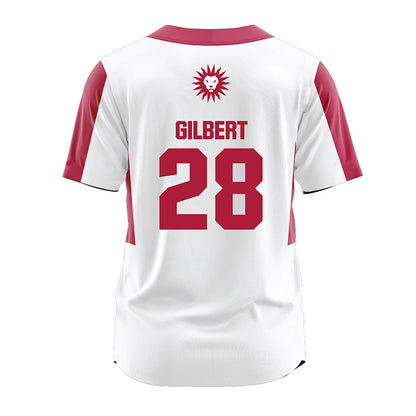 LMU - NCAA Softball : Jessie Gilbert - White Jersey-1