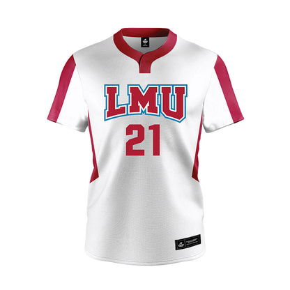 LMU - NCAA Softball : Sakora Harvell - White Jersey-0