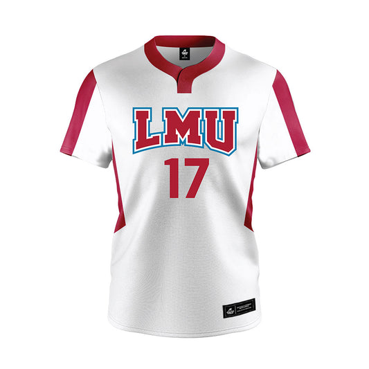 LMU - NCAA Softball : Kealani Caster - White Jersey-0